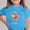 Blue, variant on ITSAME Mothers Day T-Shirts for Girls, Short Sleeve Crewneck Loose Fit Kids Festival Casual Pullover Yellow Size 9-10T
