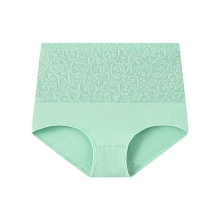 Holiday Savings! Horkkom Cotton Underwear for Women Plus Size High Waisted Ladies Panties Color Block Comfy Breathable Underwear XS-5XL  Gifts for Women