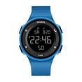 thumbnail image 2 of Eosunjian Men's Digital Watch Waterproof Shockproof Drop-Resistant Silicone Band Sport Watch for Teens Students Outdoor Activities Blue, 2 of 13
