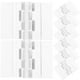 thumbnail image 1 of 10 Uds bisagras acrílicas bisagras transparentes bisagra plegable caja bisagra para cajones de gabinete, 1 of 4