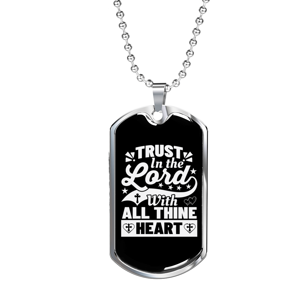 18k Gold Dog Tag 