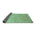 thumbnail image 2 of Ahgly Company Indoor Rectangle Abstract Turquoise Blue Contemporary Area Rugs, 2' x 3', 2 of 4