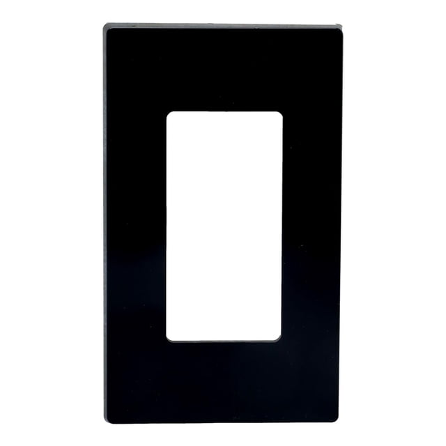 Placa Decorativa Decora Plus Leviton Plástico Negro 11.6X6.9