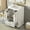 White, variant on 24" Durable Solid Wood Frame Bathroom Vanity with Storage, Modern Minimalist Bathroom Vanity with Ceramic Sink, Freestanding Storage Cabinet with Soft Close Doors for Bathroom Organization, Black