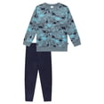 thumbnail image 1 of SCHIESSER Conjunto de pijama de niño, 2 piezas - Niños Mundo 2, largo, rizo, motivo Azul/Gris 104, 1 of 3