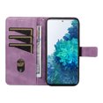 thumbnail image 6 of Designed for Samsung Galaxy S20 FE Case Wallet, Men Women Flip Folio Cover with PU Leather Stand Credit Card Holders Slots Wrist Strap Magnetic Clasp Phone Case for Samsung Galaxy S20 FE, Purple, 6 of 11