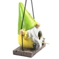 thumbnail image 2 of Swing Goblin Bird House Colgando Colibrí Casa Nido De Pájaro De Resina Para La Cerca Del Jardín Del Hogar matsuzay PT002583-02, 2 of 6
