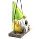 thumbnail image 2 of Swing Goblin Bird House Colgando Colibrí Casa Nido De Pájaro De Resina Para La Cerca Del Jardín Del Hogar Methold PT002583-02, 2 of 6