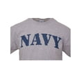 thumbnail image 4 of Mens US Navy Heather Grey Short-Sleeve T-Shirt - Small, 4 of 4