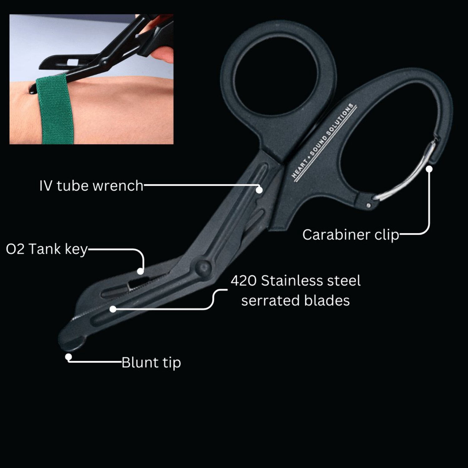 Heart Sound Solutions Signature Series Head to Toe Assessment Kit for Healthcare professionals and Students