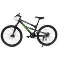 thumbnail image 6 of Ambifirner A24207 24 Inch Steel Frame Shock Fork Plus Shock Absorber 21-speed Unisex Mountain Bike, 6 of 8