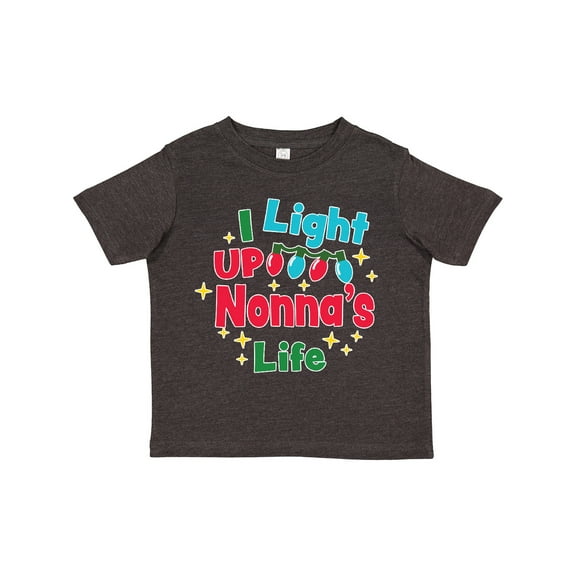 Inktastic Christmas I Light Up Nonna's Life Boys or Girls Toddler T-Shirt