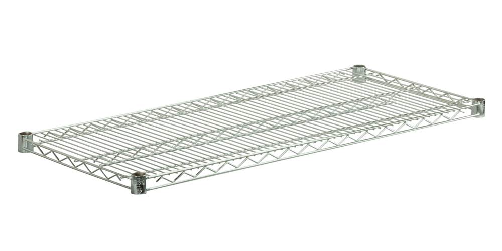 Chrome Plated Shelf with Clips (36 in. L x 16 in. W)