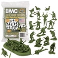 thumbnail image 1 of Figuras de plástico BMC Toys hombres del ejército estadounidense OD Green WW2 31 piezas, 1 of 1