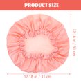 thumbnail image 2 of 2Pcs Bathing Caps Satin Bonnets Hair Bonnets for Sleeping Comfortable Shower Hats Bath Caps, 2 of 7