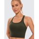 thumbnail image 3 of Remera CRZ YOGA Butterluxe Crop Top con Espalda Racer Oliva XL, 3 of 5