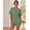 Green Gray, variant on Waffle Knit Lounge Sets for Women 2 Piece Outfits Short Sleeve Top and Shorts Pajama Sets Tracksuit Sweatsuits S-XXL