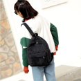 thumbnail image 3 of Jumpingount de pana contenedor multiusos Universal mujeres hombres Color sólido estudiante mochilas accesorios de ropa bolsas de almacenamiento Mochilas Negro, 3 of 6