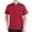 Red, variant on Stand Collar Short Sleeve Double Breasted Patch Pocket Splicing Color Chef Uniform Women Men Service Bakery Breathable Chef Shirt Work Clothing