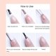 thumbnail image 5 of Maigitur Lámina de stickers 5D en relieve negro para nail art, 5 of 6