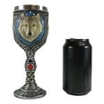 thumbnail image 5 of Ebros Alpha Gray Wolf Celtic Tribal Tattoo Red Crystal Wine Chalice Goblet Cup, 5 of 7