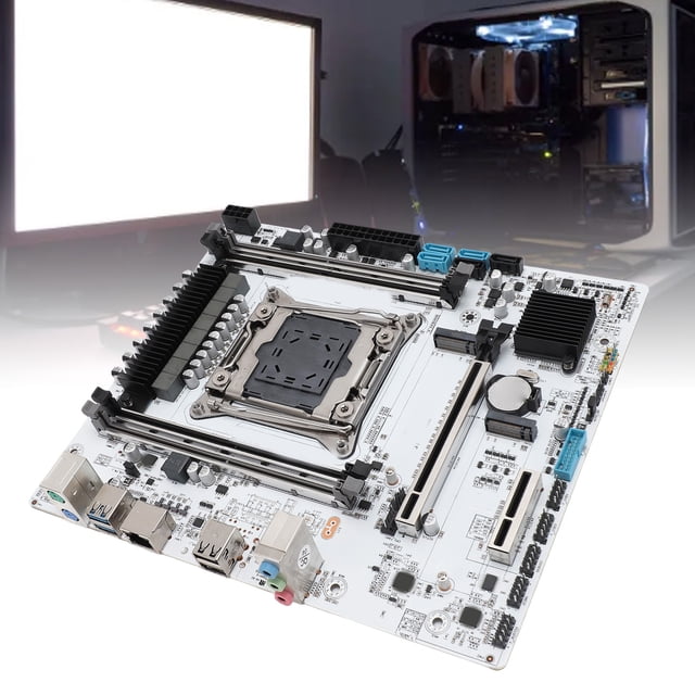 DDR4 128GB Motor de Placa Base, Soporte M.2 NVME PCIE 3.0 X16 X99S D4 MÁS SATA3.0 BASE DE MOTOR DE LACA 2X USB2.0 PARA CPU Para Computadora