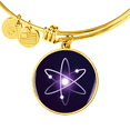 thumbnail image 2 of Cosmos (ATOM) Bracelet en Acier Inoxydable Ou or 18k Cercle, 2 of 7