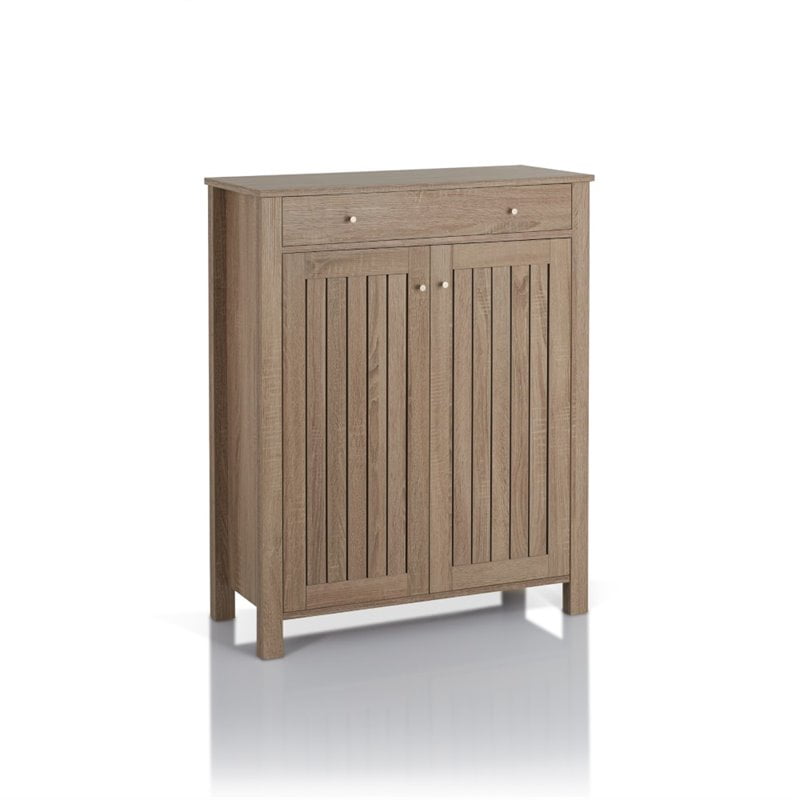 Furniture Of America Jessa Slatted Wood Shoe Cabinet In Light Oak Com America Jessa Slatted Wood Shoe Cabinet, B & B Furniture