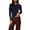 #A02-Navy, variant on Women Polka Dot Long Sleeve Tops Crew Neck Slim Fit Shirt Tops Underscrub