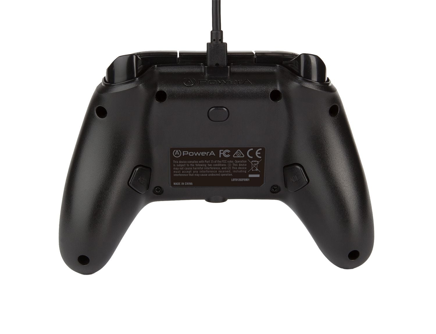 Manette câblée améliorée PowerA pour Xbox One, design Éclair dissipant