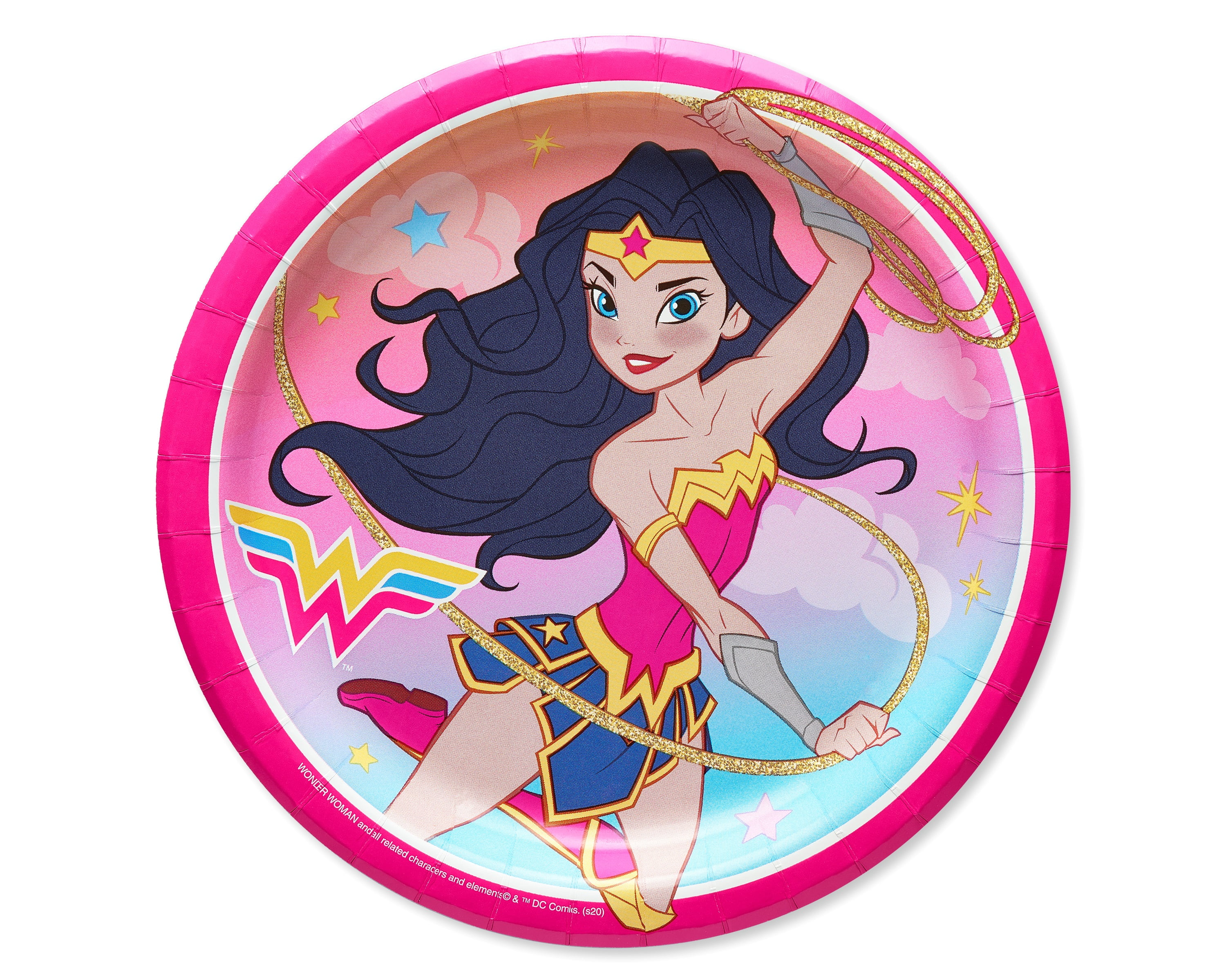 8-Count American Greetings Justice League Paper Dessert Plates 