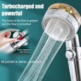 High Pressure Shower Heads, Handheld Turbo Fan Shower, Hydro Jet Shower