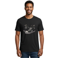thumbnail image 2 of Black-Star-Converse Mens Graphic Tee, 100% Cotton, Casual Summer Wear BAA166, 2 of 2
