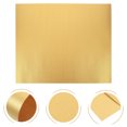 thumbnail image 1 of RUNROTOO 5 Pcs Tapis de Cuisson en Fibre de Verre Premium, Doublures de Four Antiadhésives Réutilisables Dorées, 1 of 4
