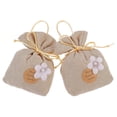 thumbnail image 3 of Scented Sachets Natural Aromatherapy Bags for Wardrobe Use 2Pcs Brown Cotton Linen, 3 of 3