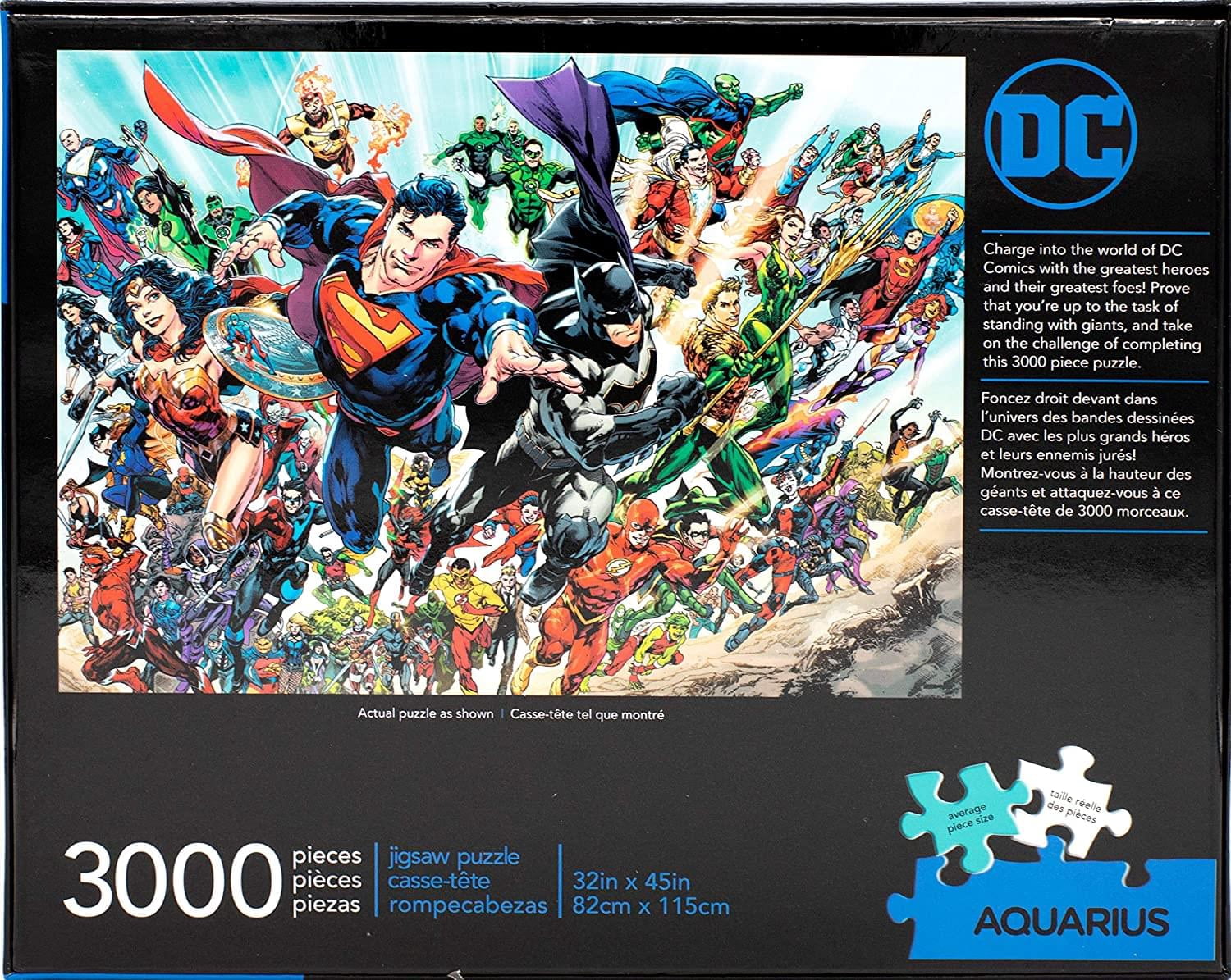 DC Comics Cast 3000 Piece Jigsaw Puzzle