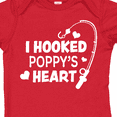 thumbnail image 4 of Inktastic I Hooked Poppy's Heart with Fishing Rod Boys or Girls Baby Bodysuit, 4 of 5