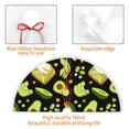 thumbnail image 4 of Rocae Avocado Toast for Christmas Tree Skirt with Pom Pom Trim for Holiday Party for Holiday Home Decor Indoor Outdoor-48", 4 of 7