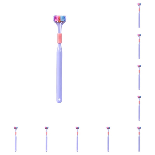 Soidarity Cepillos de de pelo para adultos de 3 lados para en el hogar, Hotel, viaje, cepillo de para hombres y Type2 NO2