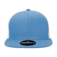 thumbnail image 2 of Decky 5010 Youth 6 Panel High Profile Structured Cotton Trucker Hat-Sky/White, 2 of 2