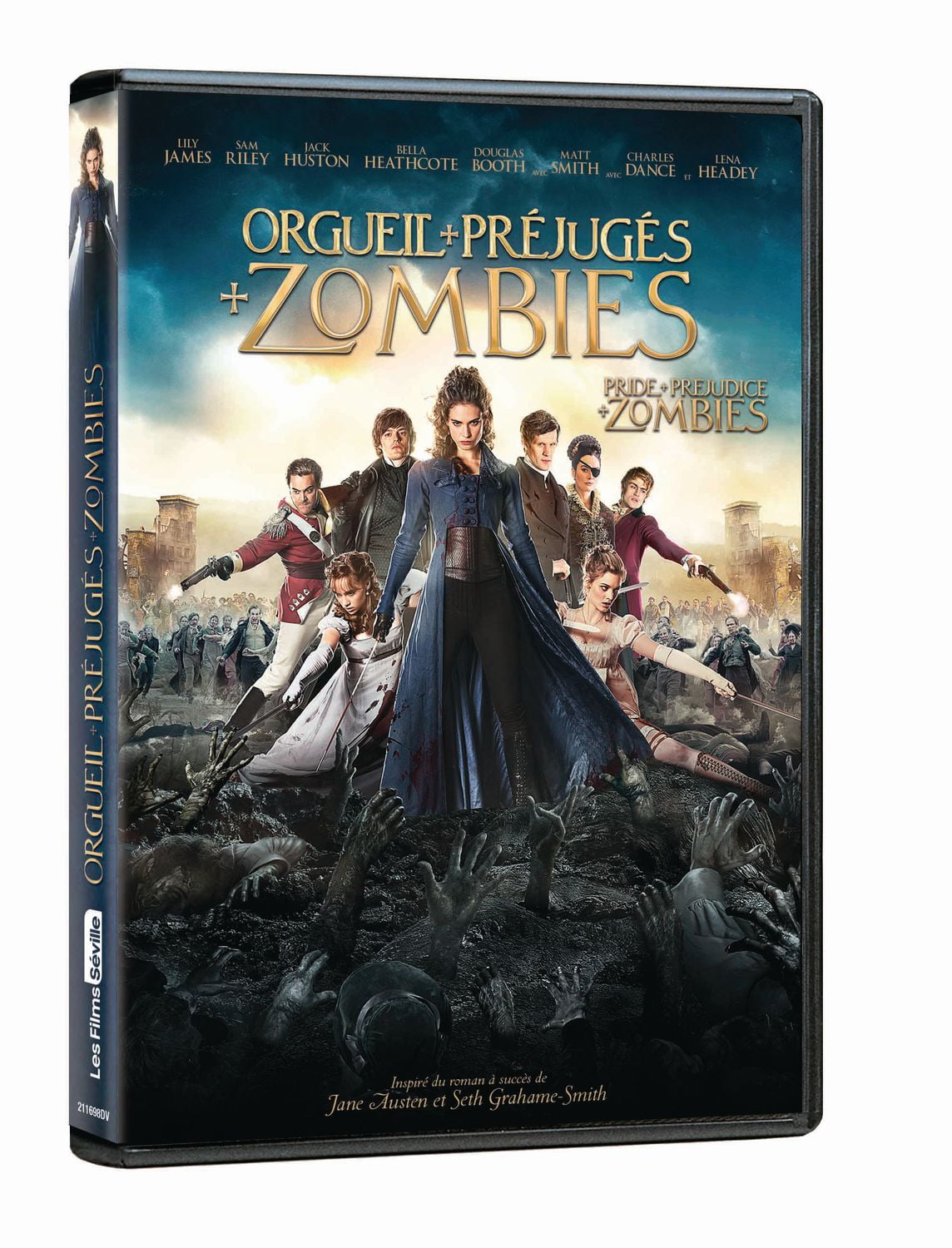Pride and Prejudice and Zombies DVD
