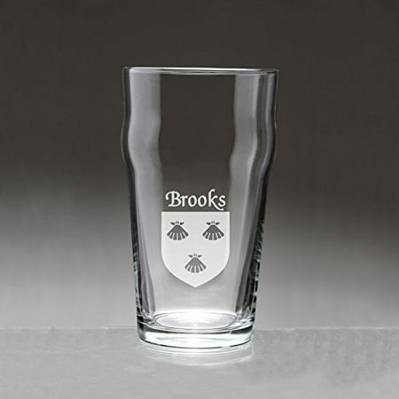 

Brooks Irish Coat of Arms Pub Glasses - Set of 4 (Sand Etched)