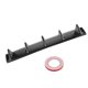 thumbnail image 1 of Universal Bright Black 58.5 x 14.5cm 5 Fin Wing Diffuser Universal Rear Bumper Lip Diffuser, 1 of 5