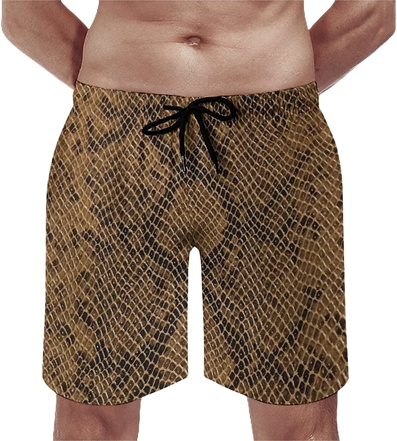 Brown Swim Shorts