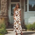 thumbnail image 4 of Psesaysky Loose Fit Loose Fit Long Dress, Loving Side Pockets Soft Ladies' Long Maxi Dress for Party Beach Dinner, 4 of 8