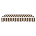 thumbnail image 6 of Awntech 10' x 8' Destin Right Motorized Patio Retractable Awning, Brown/Tan Stripe, 6 of 7