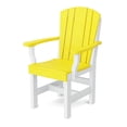 thumbnail image 4 of Wildridge Heritage 9-Piece 44"x94" Dining Set, Lemon Yellow and White - Outdoor Weather Resistant Recycled Plastic Furniture for Patio, 4 of 5