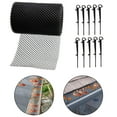 thumbnail image 4 of 6m/8m Black Gutter Mesh Debris Protector Leaf Guard Gutters Cover Protector 15CMx6M, 4 of 10
