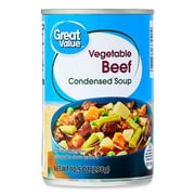 Great Value Vegetable Beef Soup, 10.5 oz