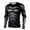 Black B, variant on Men's Superhero Compression Long Sleeve Shirt 3D Printed Workout Athletic Rash Guard Top for Gym Running Cycling 040,XXL